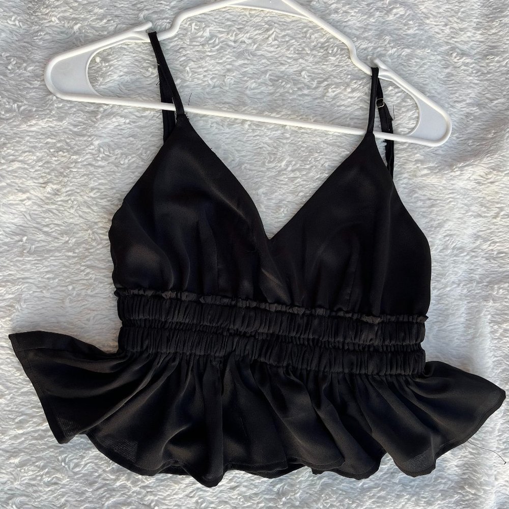 Black Babydoll Tank